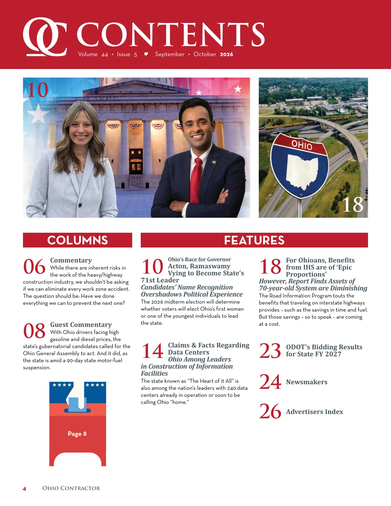Page 4 of Ohio Contractor September-October 2026